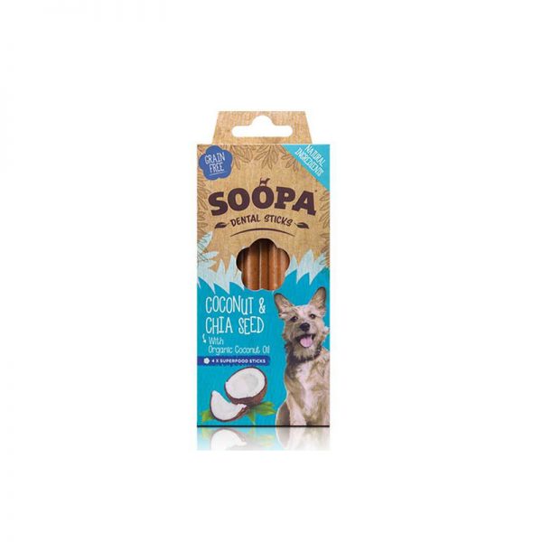 Paulis Hundeausstatter, Soopa: Kokosnuss-Chia Samen Sticks