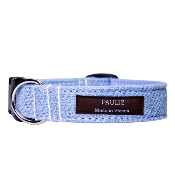 Harris Tweed Halsband hellblau